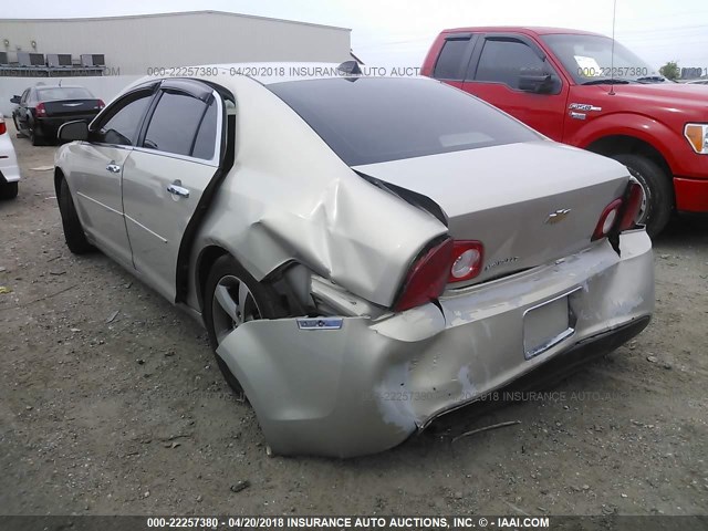 1G1ZC5E04CF123606 - 2012 CHEVROLET MALIBU 1LT 棕色 照片 3