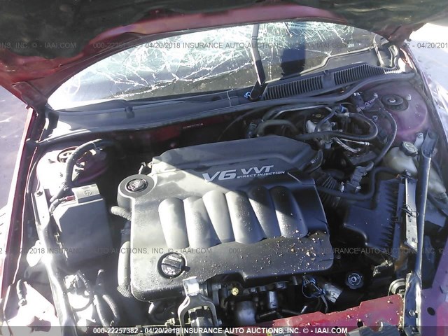 2G1WB5E31E1120768 - 2014 CHEVROLET IMPALA LIMITED LT RED photo 10