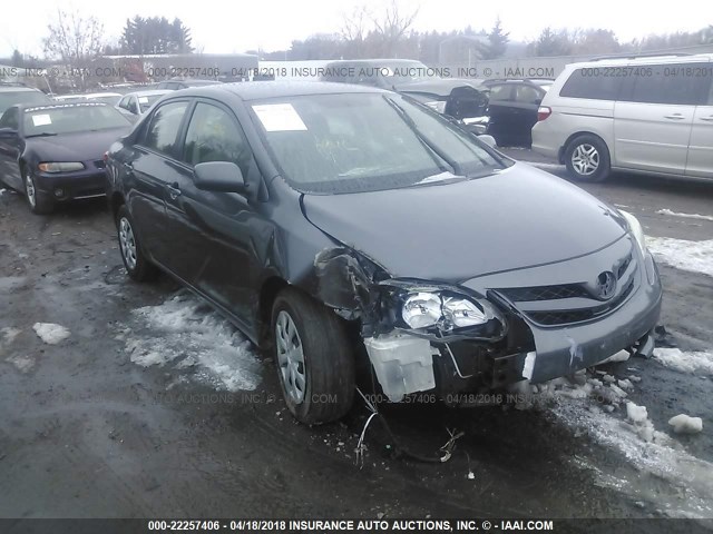 JTDBU4EE3B9126912 - 2011 TOYOTA COROLLA S/LE GRAY photo 1