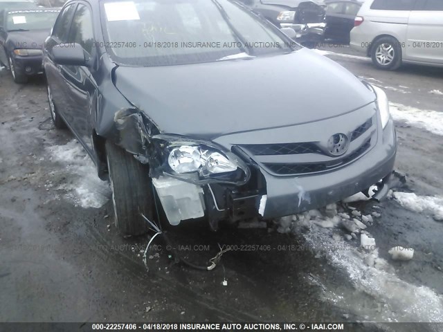 JTDBU4EE3B9126912 - 2011 TOYOTA COROLLA S/LE GRAY photo 6