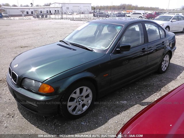 WBAAM3346YFP81492 - 2000 BMW 323 I GREEN photo 2