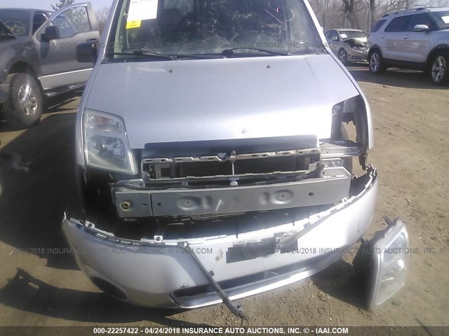 NM0LS6BN9BT069948 - 2011 FORD TRANSIT CONNECT XLT SILVER photo 6