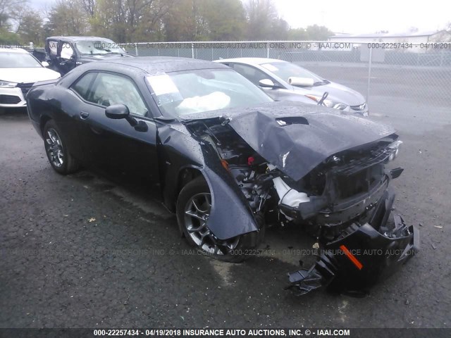 2C3CDZGG6HH567401 - 2017 DODGE CHALLENGER GT BLACK photo 1