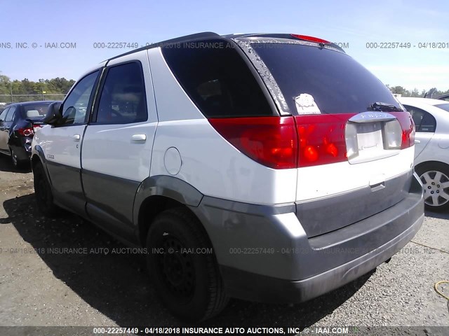 3G5DA03E93S521633 - 2003 BUICK RENDEZVOUS CX/CXL WHITE photo 3