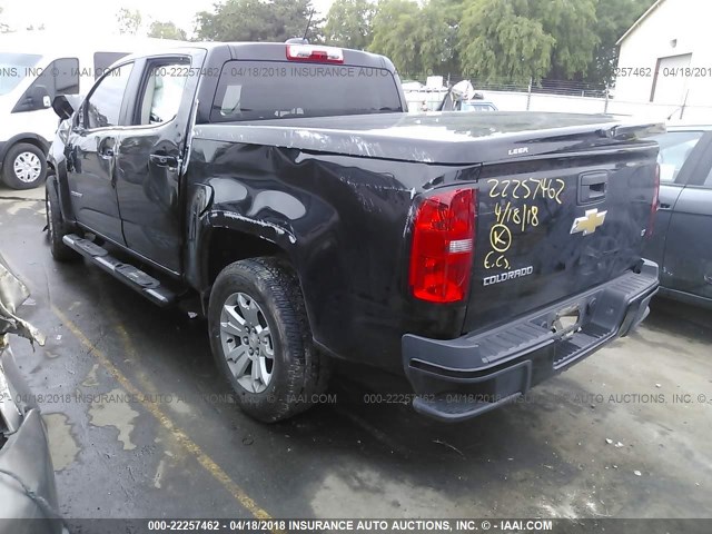 1GCGSBEA7F1144265 - 2015 CHEVROLET COLORADO LT BLACK photo 3