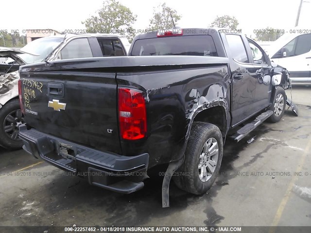 1GCGSBEA7F1144265 - 2015 CHEVROLET COLORADO LT BLACK photo 4