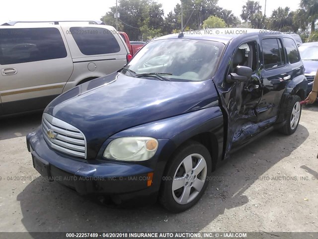 3GNDA13D57S562716 - 2007 CHEVROLET HHR LS BLUE photo 2