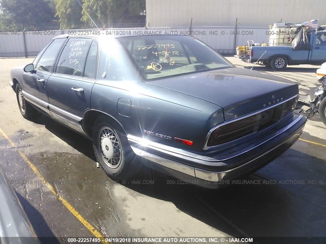 1G4CW52L3R1606458 - 1994 BUICK PARK AVENUE  BLUE photo 3