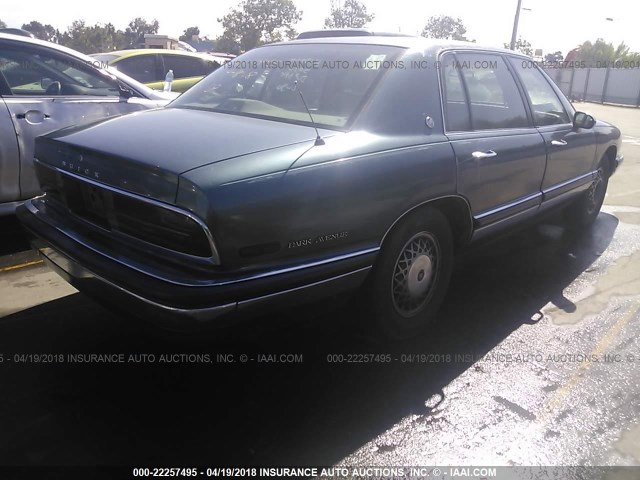 1G4CW52L3R1606458 - 1994 BUICK PARK AVENUE  BLUE photo 4