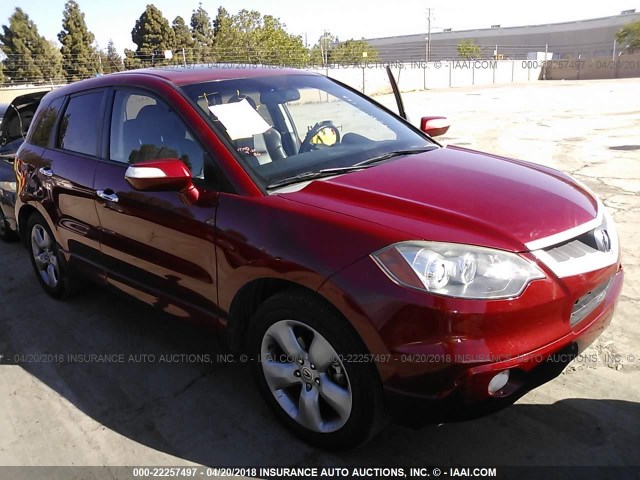 5J8TB18548A005044 - 2008 ACURA RDX TECHNOLOGY BURGUNDY photo 1