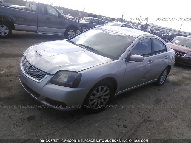 4A32B2FF4BE024198 - 2011 MITSUBISHI GALANT FE SILVER photo 2