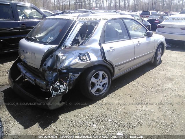 JF1GG68524H819117 - 2004 SUBARU IMPREZA OUTBACK SPORT GRAY photo 4