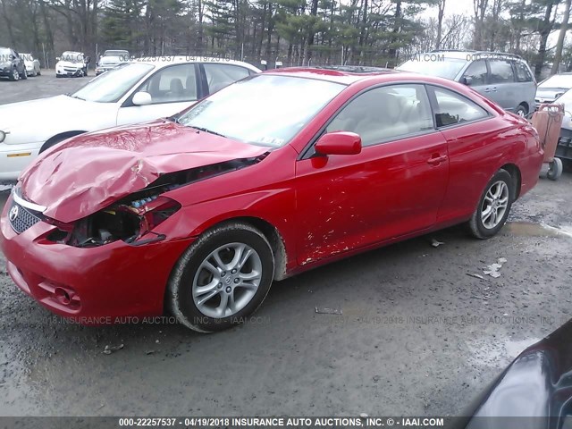 4T1CE30P67U758940 - 2007 TOYOTA CAMRY SOLARA SE/SLE 红色 照片 2