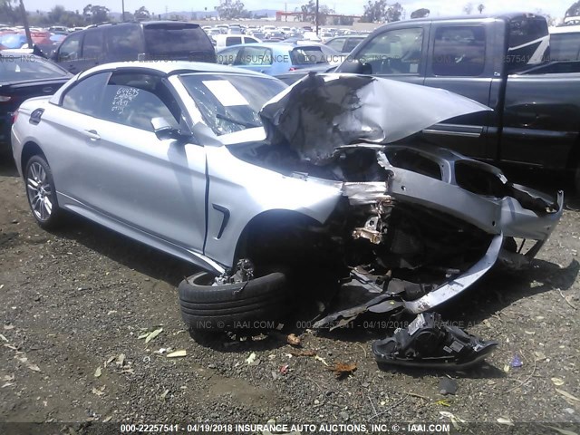 WBA3V7C58FP772998 - 2015 BMW 428 I/SULEV SILVER photo 1