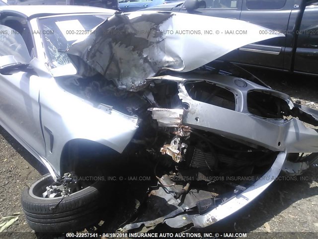 WBA3V7C58FP772998 - 2015 BMW 428 I/SULEV SILVER photo 6