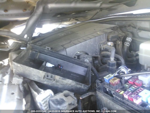 3TMLU4EN6CM089698 - 2012 TOYOTA TACOMA DOUBLE CAB ვერცხლისფერი ფოტო 10