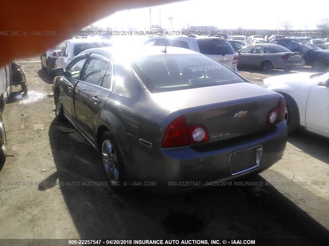 1G1ZC5EB6AF107731 - 2010 CHEVROLET MALIBU 1LT TAN photo 3