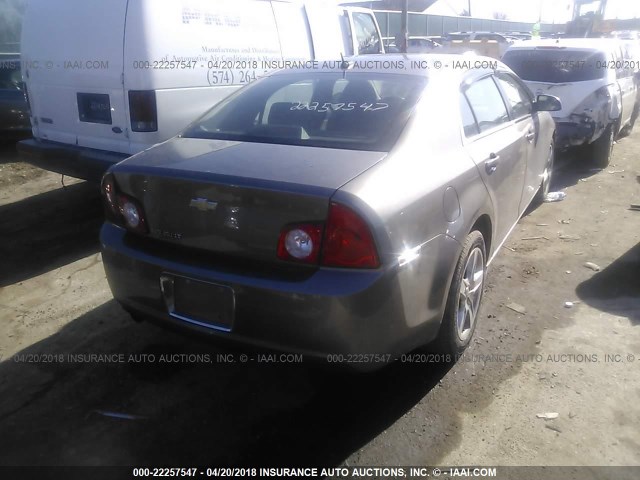 1G1ZC5EB6AF107731 - 2010 CHEVROLET MALIBU 1LT TAN photo 4