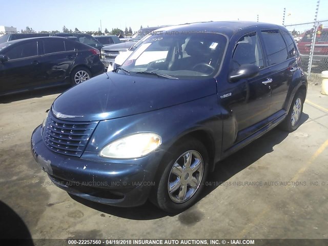 3C8FY68B53T604077 - 2003 CHRYSLER PT CRUISER LIMITED BLUE photo 2