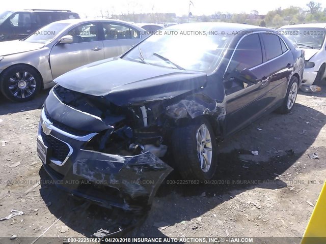 1G11C5SL9FF334123 - 2015 CHEVROLET MALIBU 1LT BLACK photo 2