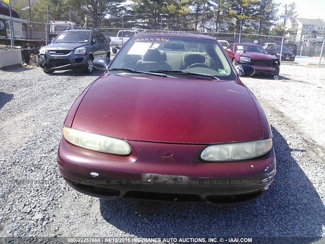 1G3NK52T9YC384021 - 2000 OLDSMOBILE ALERO GX RED photo 6