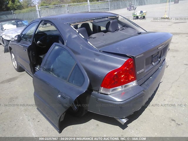 YV1RS592972624486 - 2007 VOLVO S60 2.5T GRAY photo 3