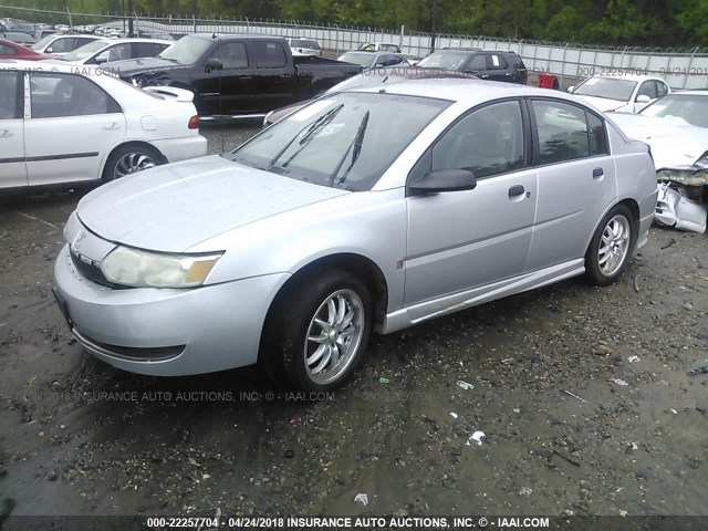 1G8AF52F84Z189462 - 2004 SATURN ION LEVEL 1 SILVER photo 2