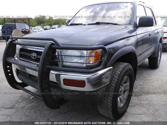 JT3HN86R0T0019018 - 1996 TOYOTA 4RUNNER SR5 GREEN photo 2