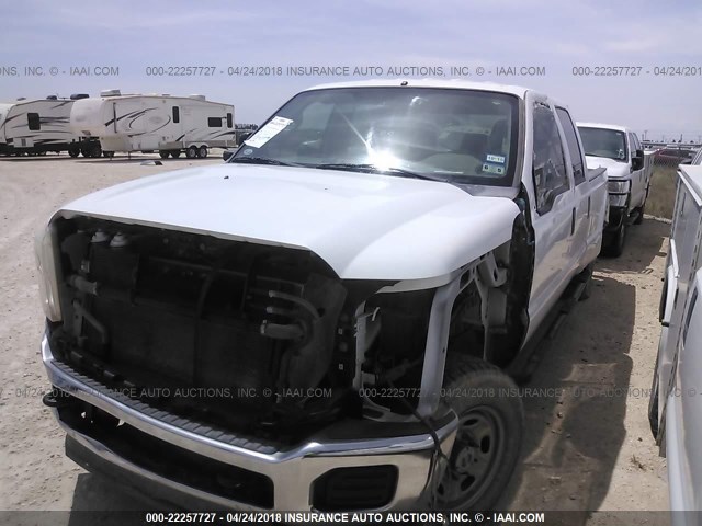 1FT8W3BT6CEA56333 - 2012 FORD F350 SUPER DUTY WHITE photo 2