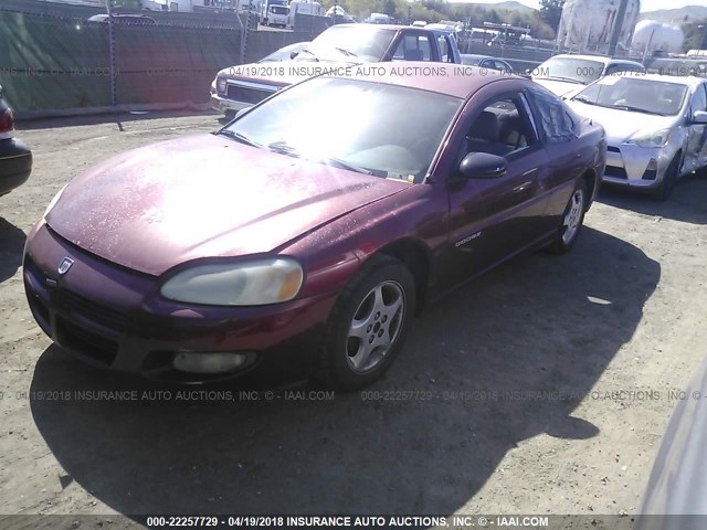 4B3AG42H71E109067 - 2001 DODGE STRATUS SE RED photo 2