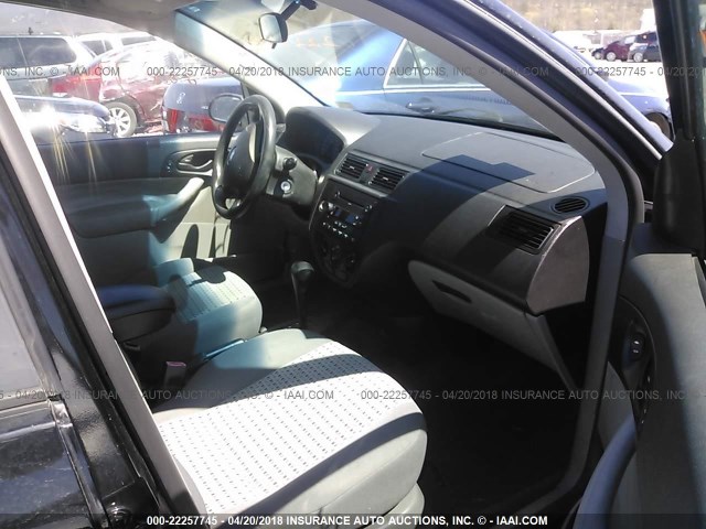 1FAHP34N17W273919 - 2007 FORD FOCUS ZX4/S/SE/SES 黑色 照片 5