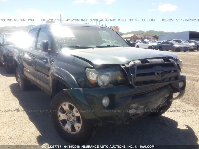 3TMLU42N99M024325 - 2009 TOYOTA TACOMA DOUBLE CAB მწვანე ფოტო 1