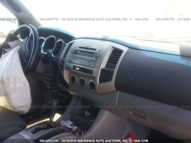 3TMLU42N99M024325 - 2009 TOYOTA TACOMA DOUBLE CAB მწვანე ფოტო 5