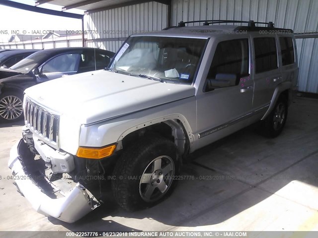 1J4RH4GK1AC157416 - 2010 JEEP COMMANDER SPORT Silber Foto 2