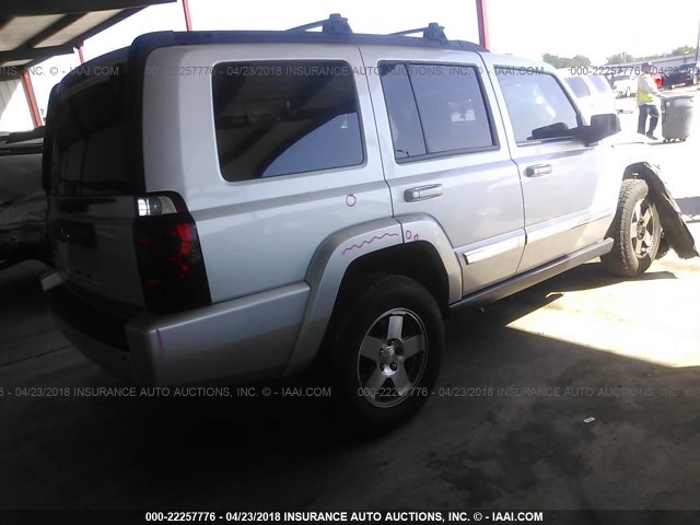 1J4RH4GK1AC157416 - 2010 JEEP COMMANDER SPORT Silber Foto 4