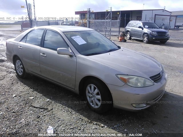 4T1BE32K84U807838 - 2004 TOYOTA CAMRY LE/XLE/SE BEIGE photo 1