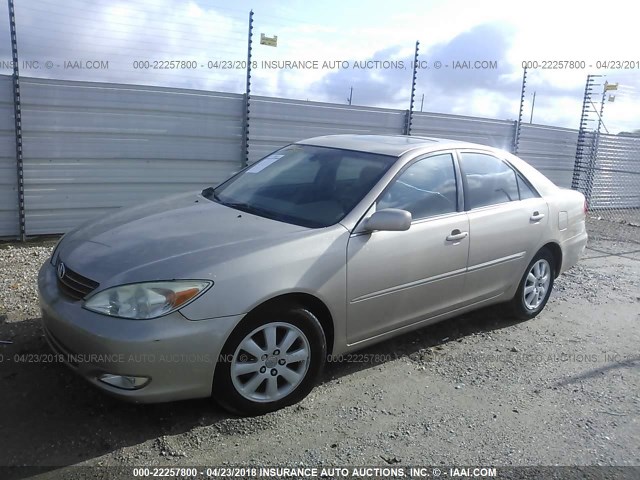 4T1BE32K84U807838 - 2004 TOYOTA CAMRY LE/XLE/SE BEIGE photo 2