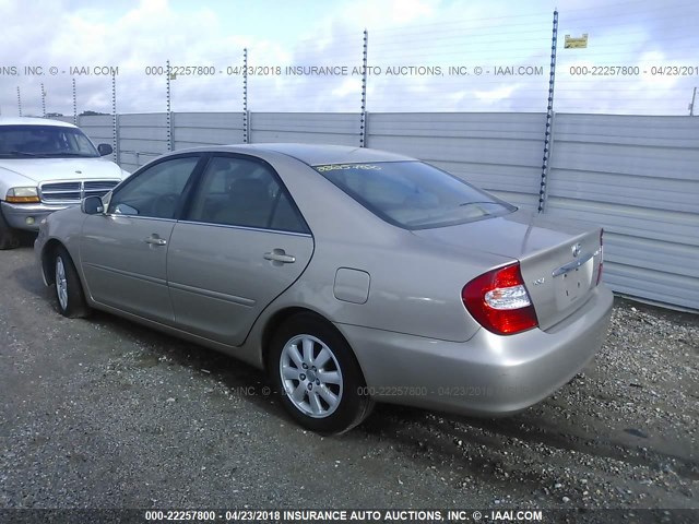 4T1BE32K84U807838 - 2004 TOYOTA CAMRY LE/XLE/SE BEIGE photo 3