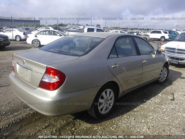 4T1BE32K84U807838 - 2004 TOYOTA CAMRY LE/XLE/SE BEIGE photo 4