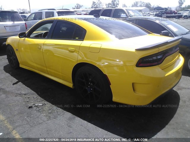 2C3CDXGJ6HH511295 - 2017 DODGE CHARGER R/T 392 YELLOW photo 3