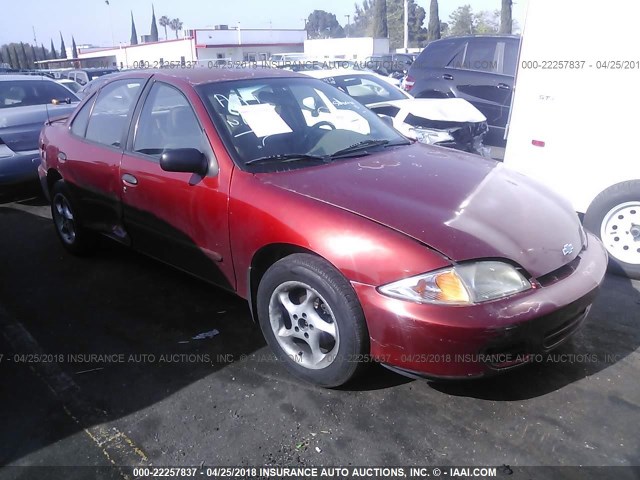 1G1JF5244Y7451296 - 2000 CHEVROLET CAVALIER LS RED photo 1