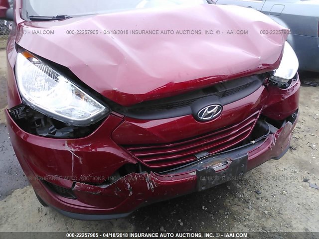 KM8JU3AC0CU370960 - 2012 HYUNDAI TUCSON GLS/LIMITED 红色 照片 6