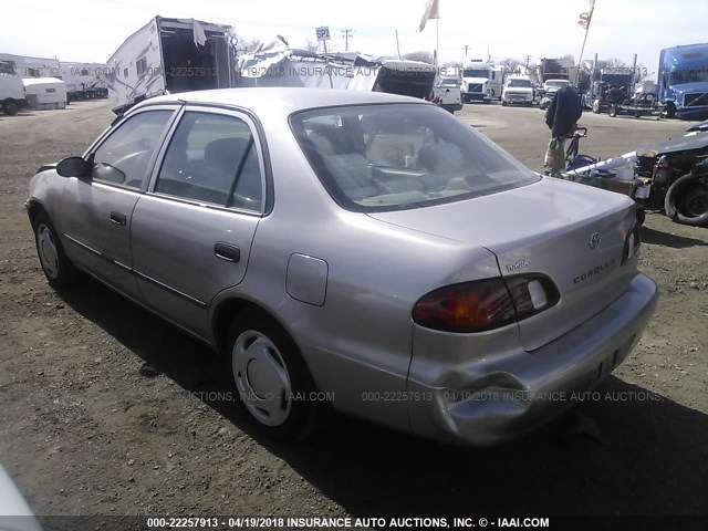 1NXBR12E6YZ319271 - 2000 TOYOTA COROLLA VE/CE/LE 棕色 照片 3