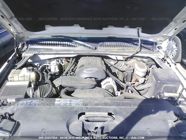 1GCEC14V14E122996 - 2004 CHEVROLET SILVERADO C1500 WHITE photo 10