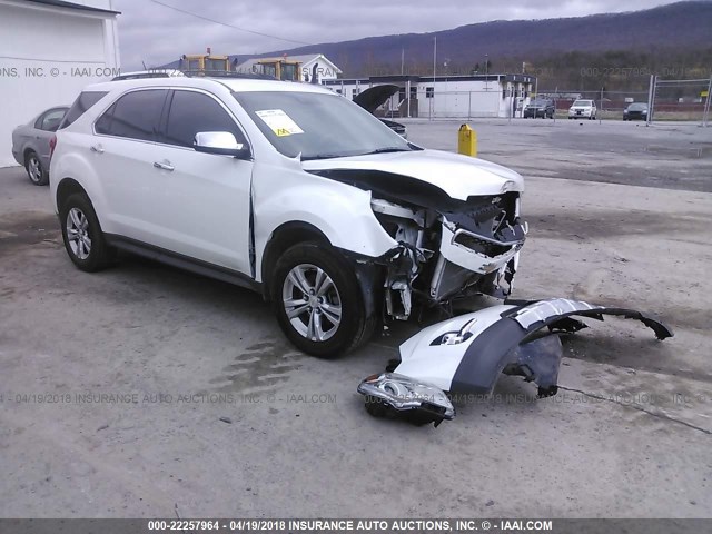 2GNFLGE34D6339295 - 2013 CHEVROLET EQUINOX LTZ WHITE photo 1