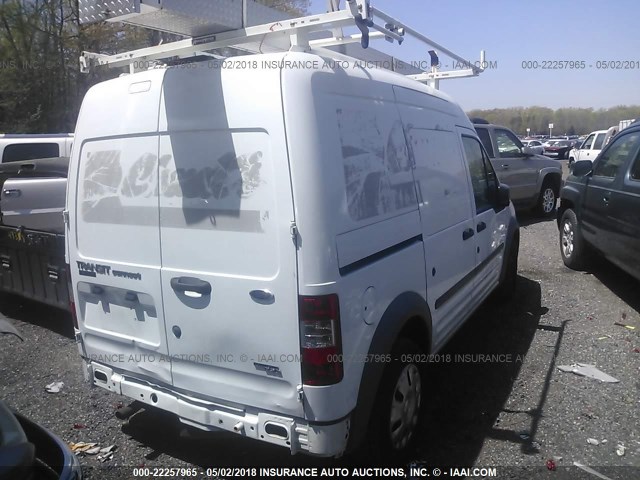 NM0LS7ANXCT104070 - 2012 FORD TRANSIT CONNECT XL WHITE photo 4