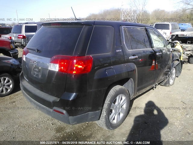 2GKALMEK8D6307222 - 2013 GMC TERRAIN SLE BLACK photo 4