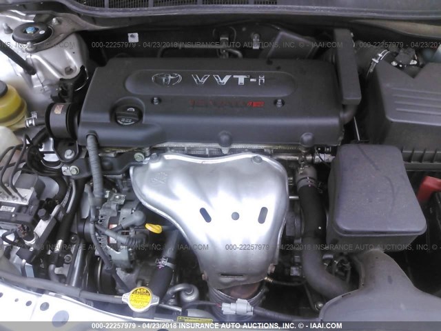 4T1BE46K29U378767 - 2009 TOYOTA CAMRY SE/LE/XLE SILVER photo 10