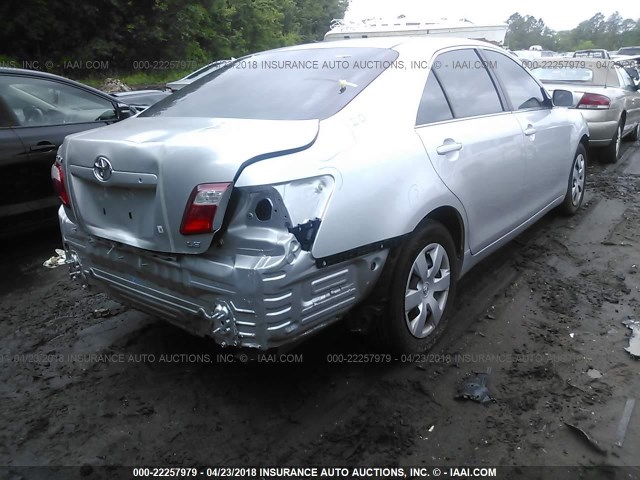 4T1BE46K29U378767 - 2009 TOYOTA CAMRY SE/LE/XLE SILVER photo 4