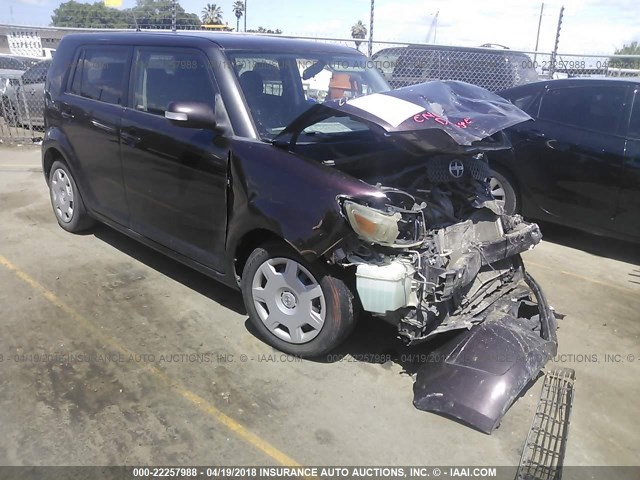 JTLKE50E381006453 - 2008 TOYOTA SCION XB ბურგუნდია ფოტო 1